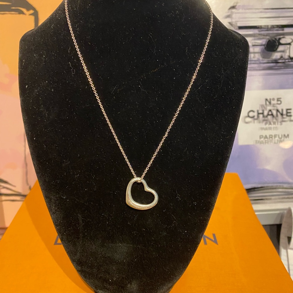Tiffany & Co. Elsa Peretti Open Heart Necklace
